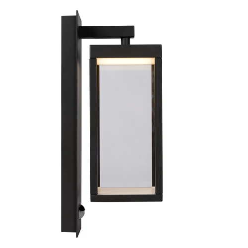 Lucide CLAIRETTE - Wandlamp Binnen/Buiten - LED - 1x13W 3000K - IP54 - Beweging & dag/nacht sensor - Antraciet - detail 1
